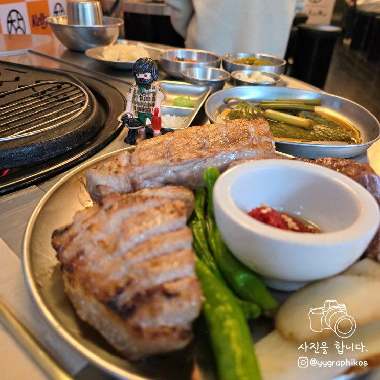  [서울시 용산구 한강로1가] 삼각지역 삼겹살 맛집, 고기집 - 창화돈 삼각지본점