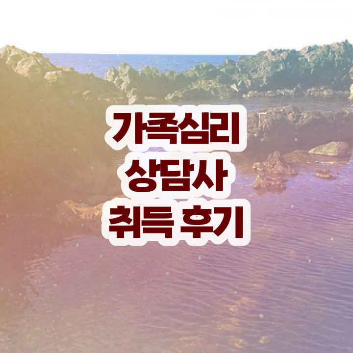  해결중심 가족상담 , 가족심리상담사 자격증 온라인으로 취득한 노하우 , 이후 전망 확인하기