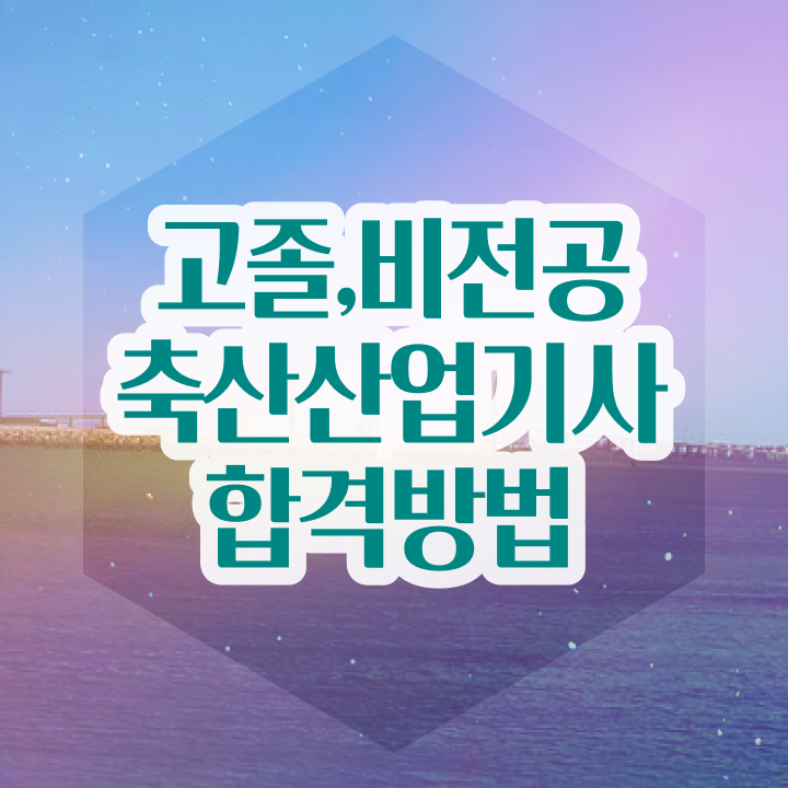  축산산업기사 시험응시자격 집에서 온라인으로 빠르게 끝낸 후기