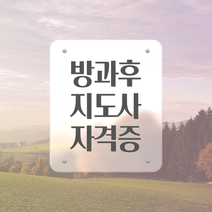  방과후지도사2급자격증준비 , 방과후지도사 20일 만에 합격 비법