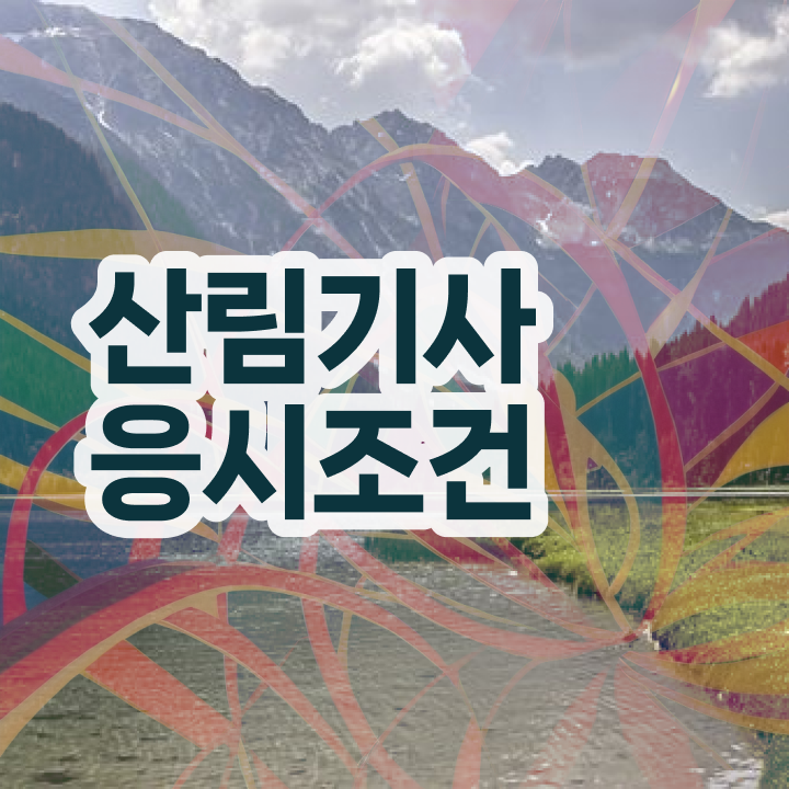  산림기사 공부 산림기사 자격요건 온라인으로 1학기 만에 성공한 과정