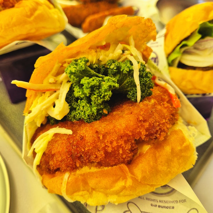  성수 버거 맛집 'bd버거' 와사비 새우버거 내돈내산