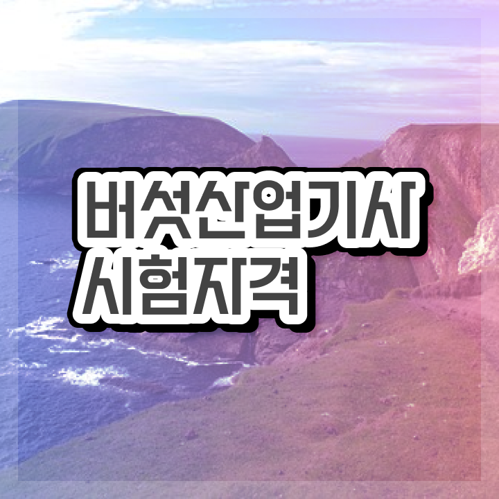  버섯산업기사 시험자격 집에서 온라인으로 5개월 만에 준비한 전략
