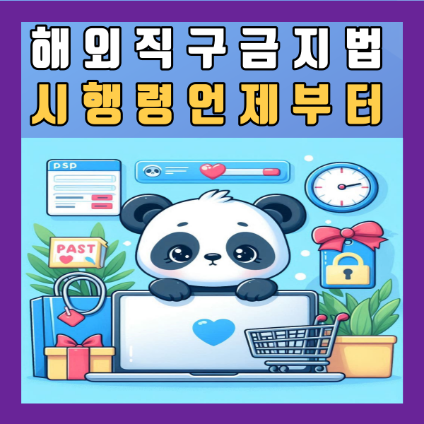  해외직구 금지법 시행령 언제부터 품목 피규어 영양제 알리 테무 보류?