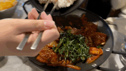  모란 안주 맛집 오거리다방 재방문 삼겹김치구이 간장국수