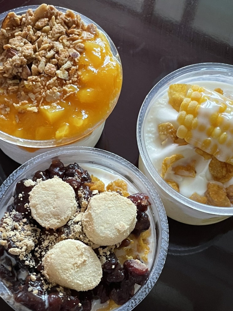  이디야 커피 1인 빙수 3종 (초당 옥수수 , 팥, 망고 빙수)