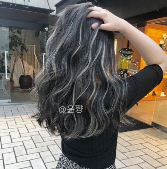  긴머리 브릿지 염색 가격 하이라이트염색