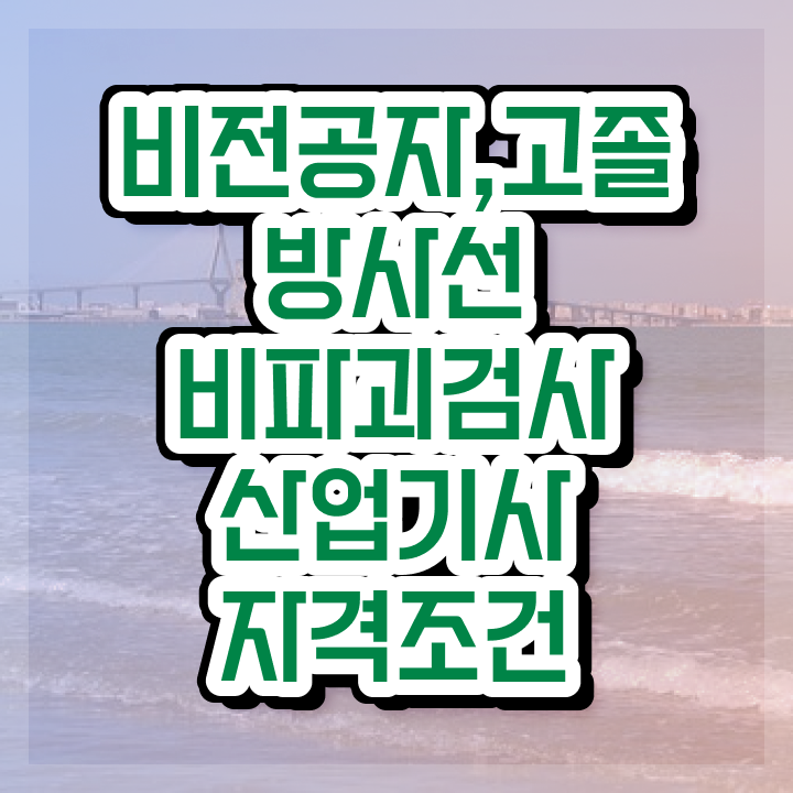  방사선비파괴검사산업기사 시험응시자격 온라인 과정으로 간편하게 완료한 전략