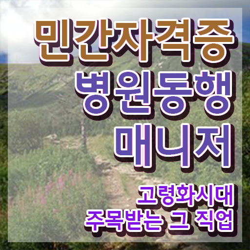  40대후반자격증 , 병원동행서비스 매니저 비전공 직장인도 간단하게 끝내는 전략