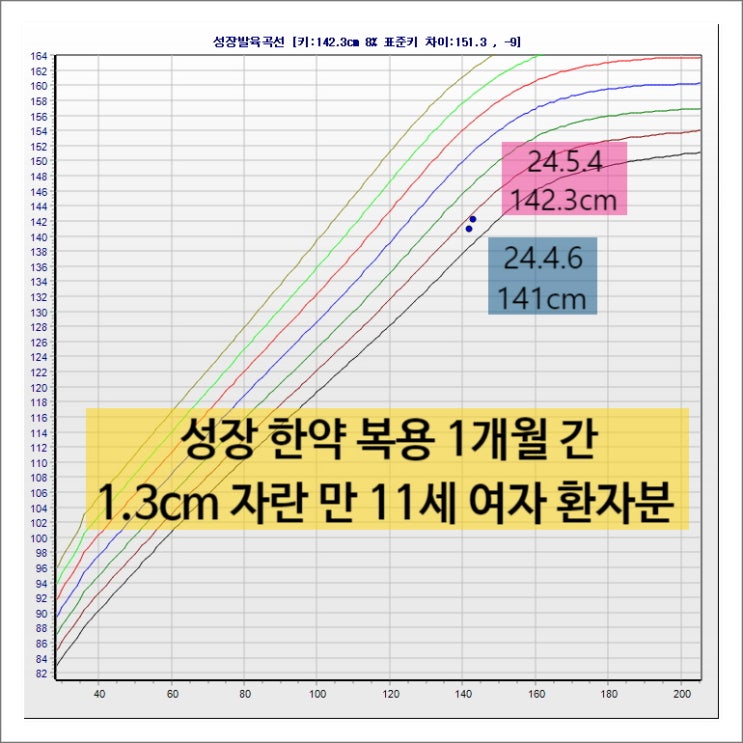  23배의 성장 속도, 1달간 1.3cm 성장 사례 후기