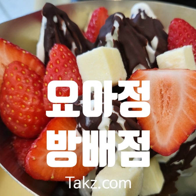  요거트아이스크림 카페 요아정 방배점 오픈 후기