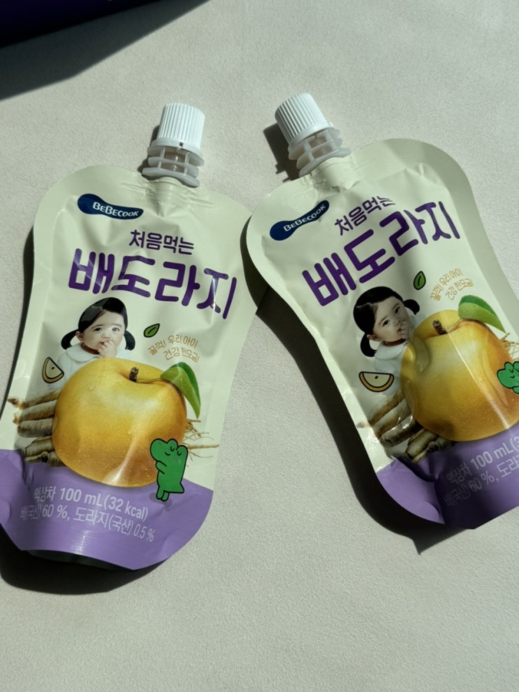  아기 기관지에 좋은 간식 배도라지 추천 베베쿡 배도라지