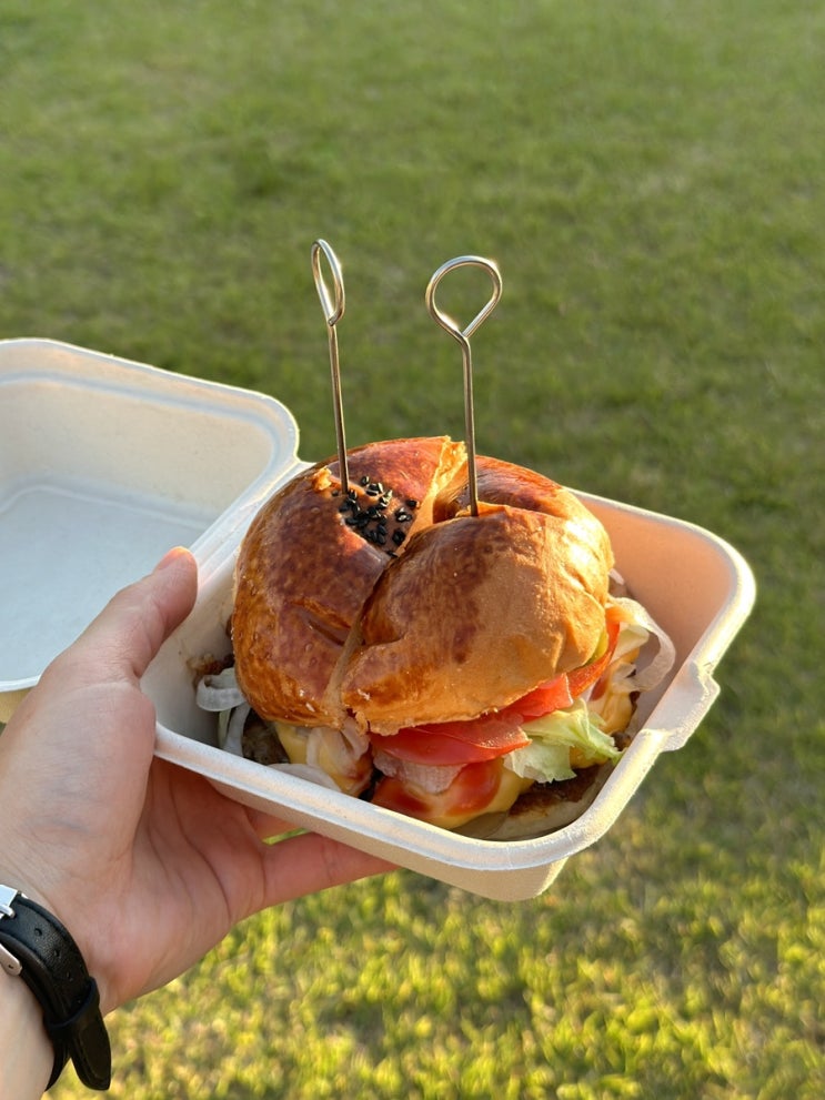  제주 성산일출봉 근처 햄버거 수제버거 맛집 : 꽃담수제버거