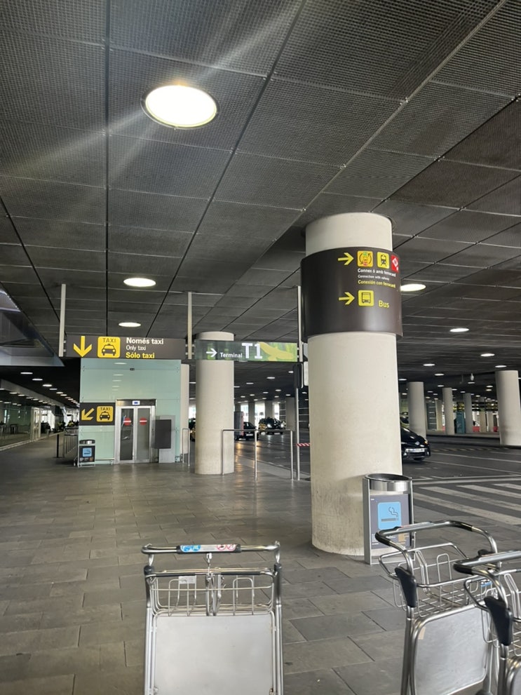  바르셀로나 공항에서 시내 공항 버스 티켓 가격 현장 구입 후기