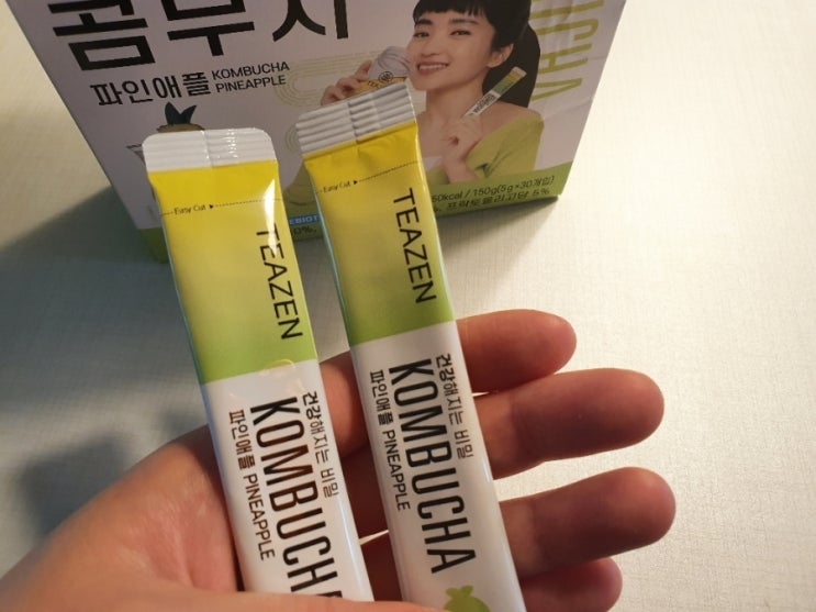   티젠 콤부차 파인애플, 5g, 50개입, 콤푸차 효능 및 특징 구매 후기