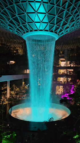  싱가포르 창이공항 쥬얼창이 분수쇼 시간 일정 영상 (Jewel Changi Airport)