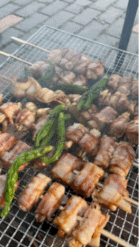  간단 캠핑요리추천 - 베이컨 파인애플말이 꼬치 / 베이컨 팽이버섯말이 꼬치 만들기