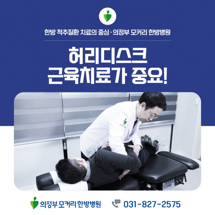  포천한방병원 허리디스크 치료, 근육을 꼭 치료해야 하는 이유