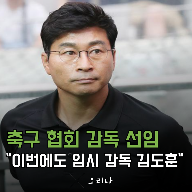 대한민국 축구 감독 김도훈 선임 이번에도 임시 감독 (프로필)