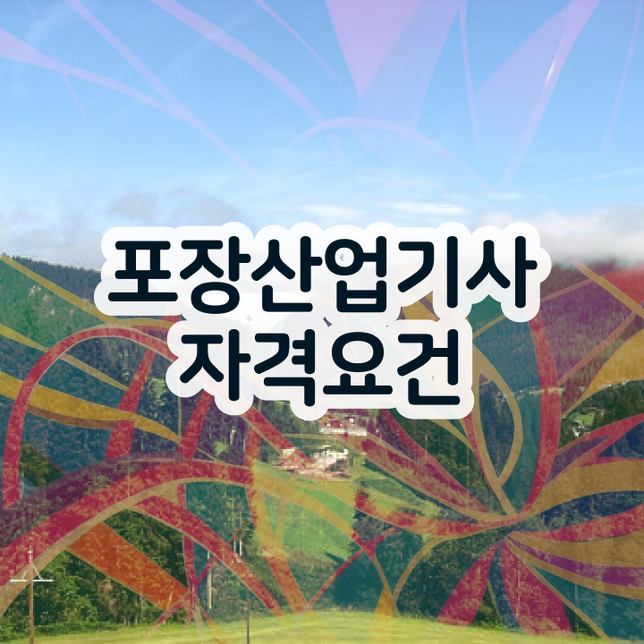  포장산업기사 일정 포장산업기사 자격요건 온라인으로 반 년만에 끝낸 노하우