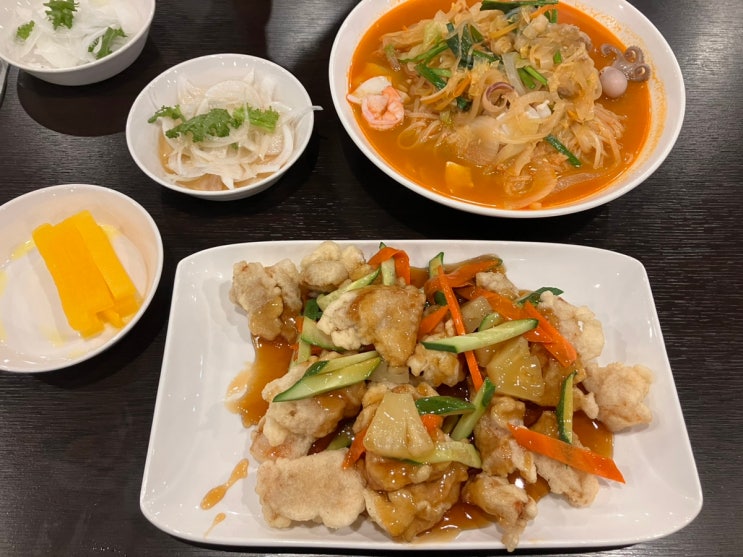  광화문중식당 공미가 시원한 해물채소육수 광화문짬뽕추천