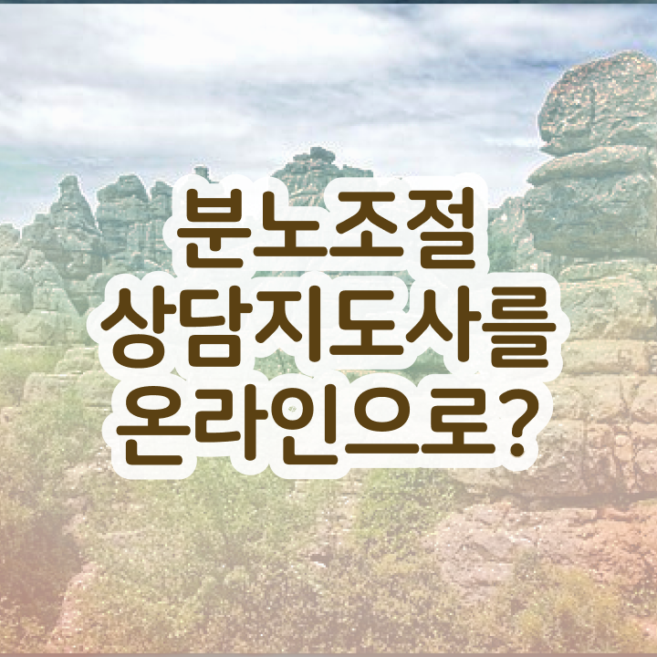  독학 자격증 추천 , 분노조절상담지도사 일하면서 초단기 끝냈던 비법