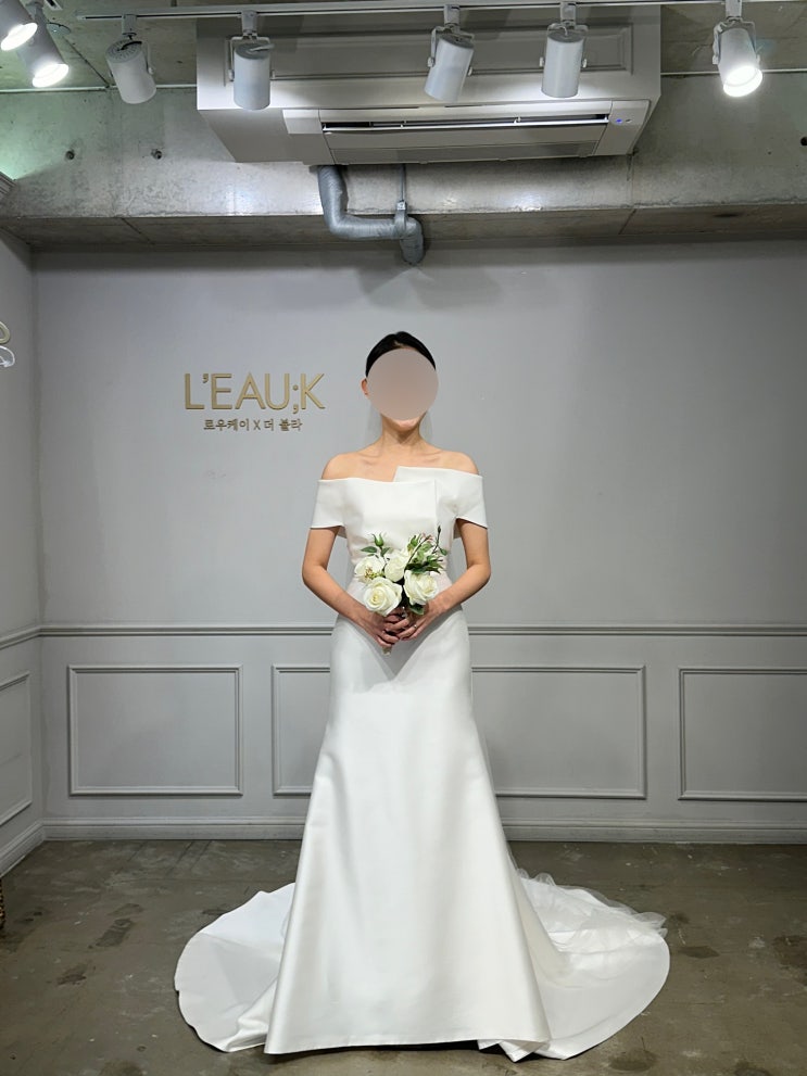 실크맛집 웨딩드레스 로우케이X더뷸라 피팅 착샷 후기