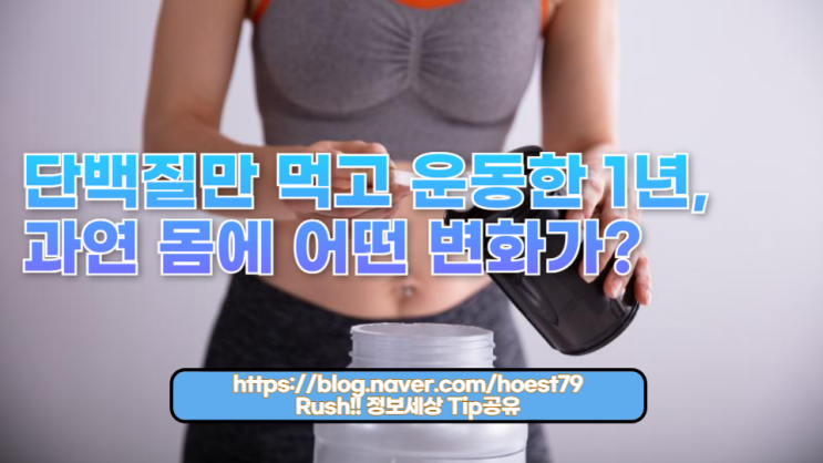  1년 넘게 단백질만 먹고 운동한 사람의 충격적인 결과! 단백질 섭취의 진실과 오해를 파헤치고 건강한 단백질 섭취 방법을 알아보세요.