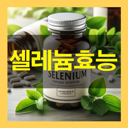  셀레늄 효능 부작용 권장량 많은 음식
