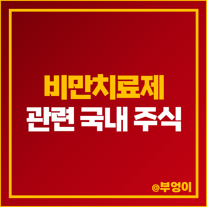 국내 비만치료제 관련주 한국비엔씨 주식 올릭스 주가 나이벡 국내 비만치료제 관련주 한국비엔씨 주식 올릭스 주가 나이벡