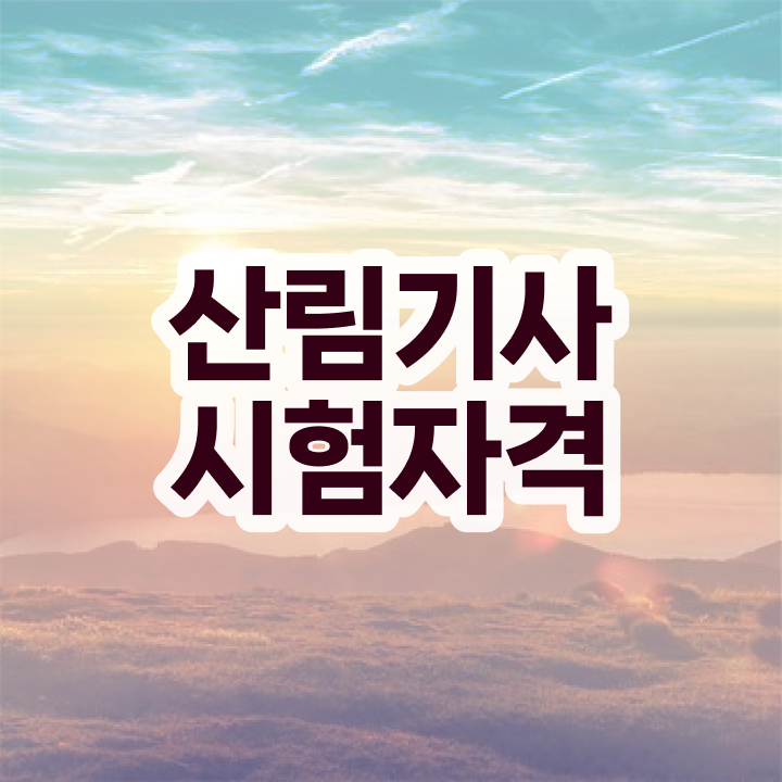 산림기사 실기 후기 산림기사 시험응시자격 집에서 온라인으로 15주 동안 완료한 팁