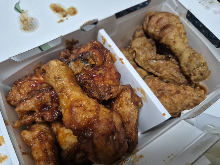  교촌치킨 반반오리지널 후기 웨지감자 증정이벤트(5/20~6/9)