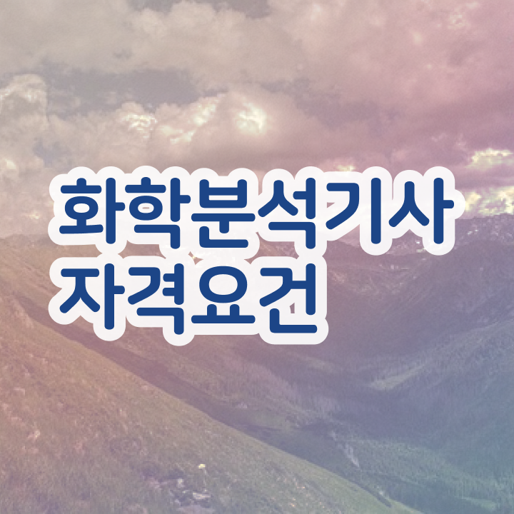  화학분석기사 필기 후기 화학분석기사 시험응시조건 인강만 듣고 15주만에 성공한 전략