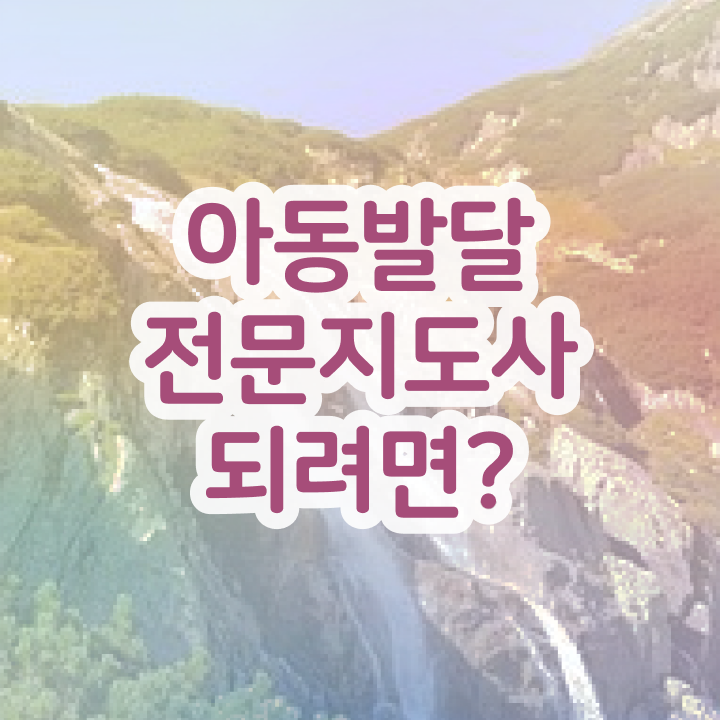  아동발달전문지도사 준비기간 , 아동발달전문지도사 자격증 취득한 정보 최단기간 취득한 과정