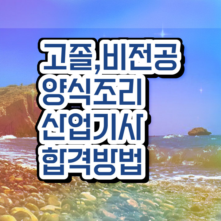  양식조리산업기사 취득자격 인강만 듣고 15주만에 완료한 전략