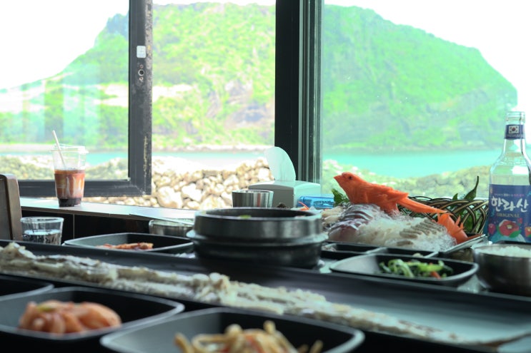  서귀포맛집 성산해촌 성산일출봉뷰 통갈치정식