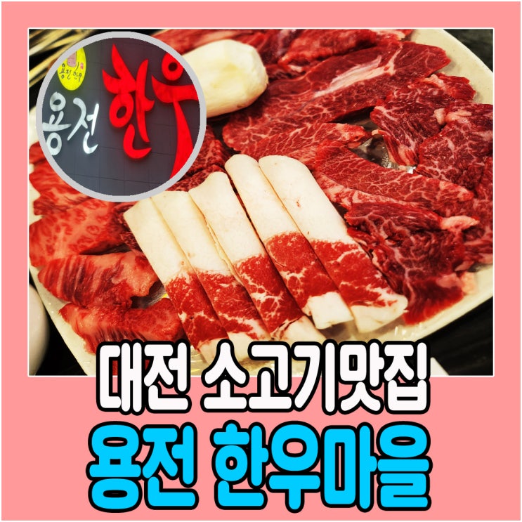  대전 소고기맛집 용전한우마을 고기가 입에서 살살녹아요