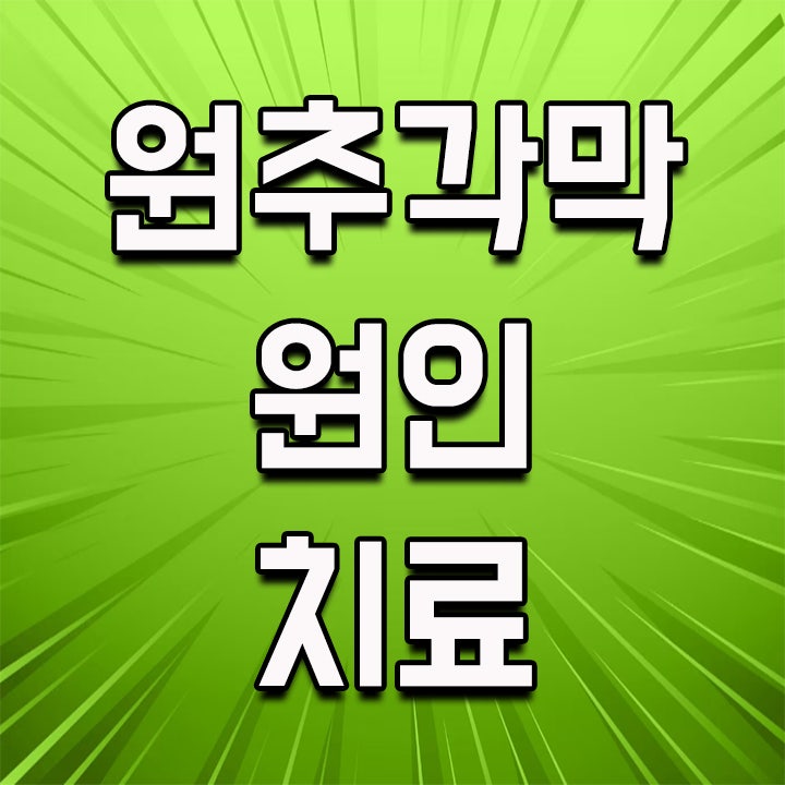  원추각막 원인 제대로 알고 치료 하세요