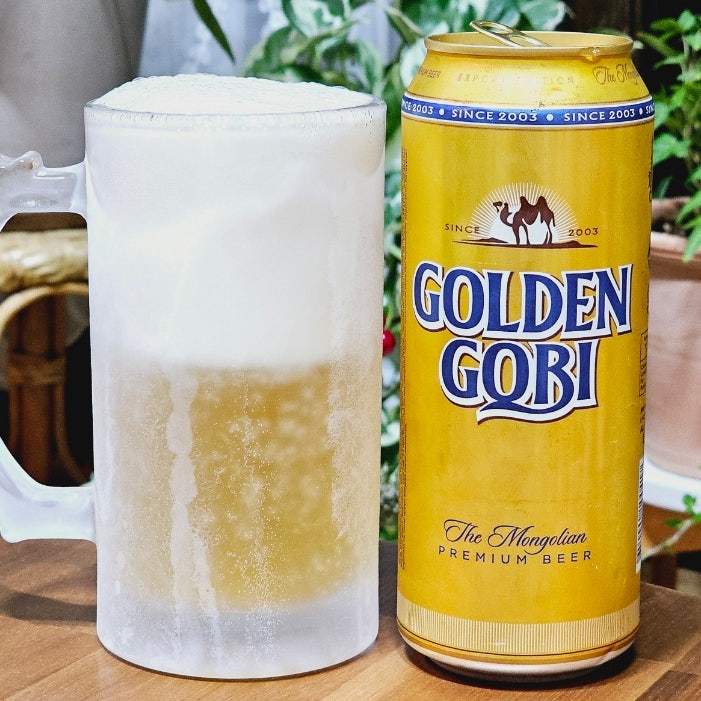  골든 고비 라거 편의점 몽골 맥주 맛 칼로리