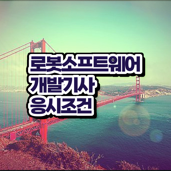  로봇소프트웨어개발기사 필기시험 준비물 로봇소프트웨어개발기사 응시조건 집에서 온라인으로 1학기 만에 끝낸 노하우