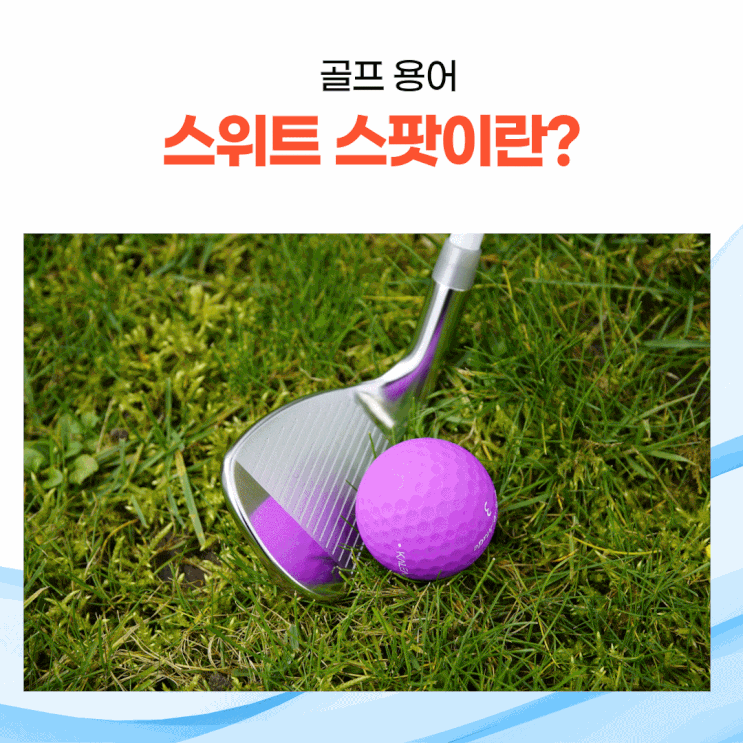  [골프 용어] 스위트 스팟이란?