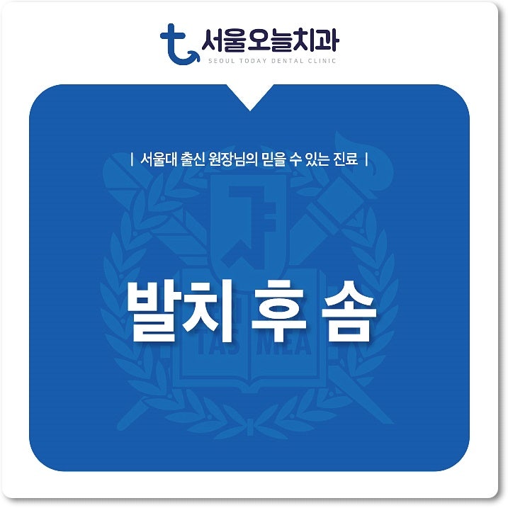 발치 후 솜, 꼭 3시간동안 물어야 하나요?