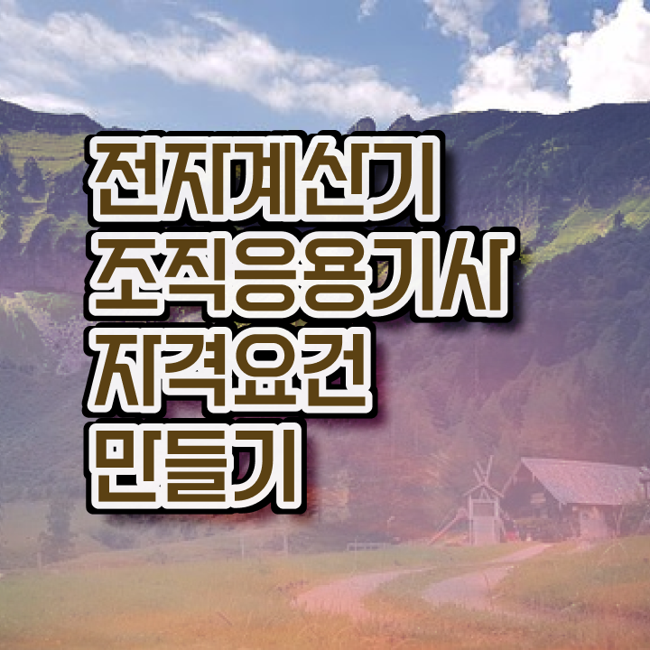  전자계산기조직응용기사 응시조건 전자계산기조직응용기사 응시자격 인강만 듣고 4개월 만에 성공한 전략
