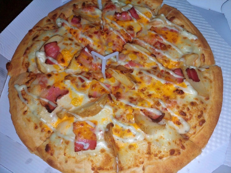  피자헛 멜팅치즈 포테이토 팬도우 할인 칼로리 알레르기 영양정보 맛 후기