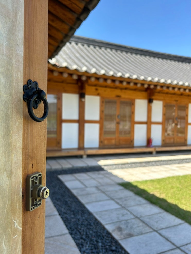  감성적인 화랑루 경주한옥숙소 조식도 있어요