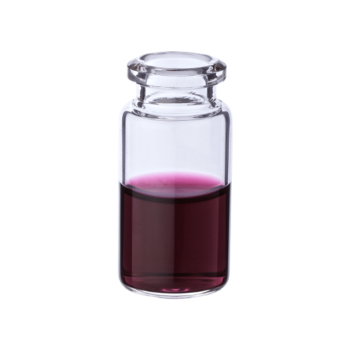  [유리초자] 10 ml 투명 크림프 바이알 (평바닥) 10 ml Clear Crimp Vial (Flat Base)