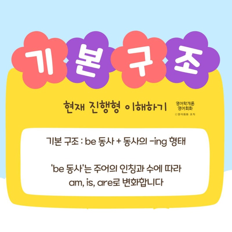현재 진행형의 이해 : 영어 문법을 쉽게 배우는 방법 : 네이버 블로그