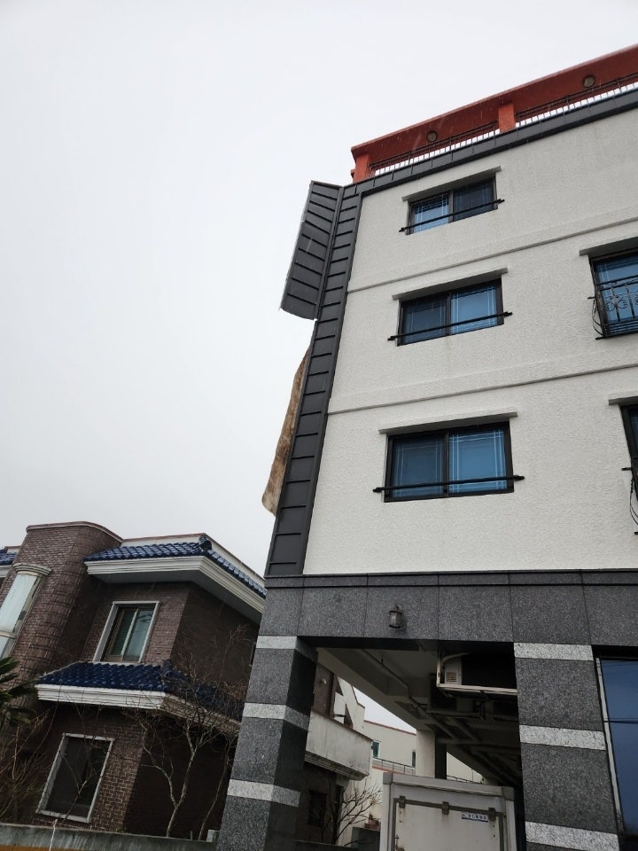  제주 대정읍 사계리 징크 보수 현장