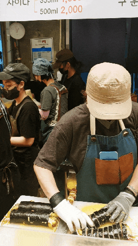  명란김밥 가성비 만점인 부전시장 생활의 달인 명란김밥과 그 비법은?