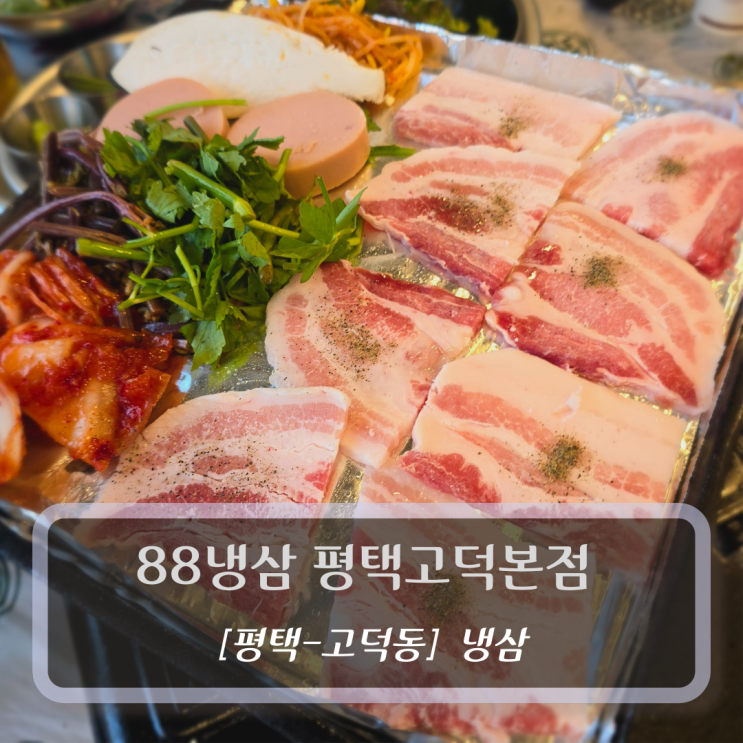  [평택-고덕동, 냉삼] 88냉삼 평택고덕점 - 평택 고덕 냉삼